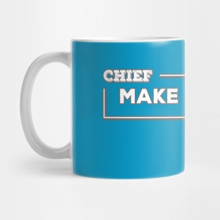 Chief Make IT Work Officer (white text) Mug